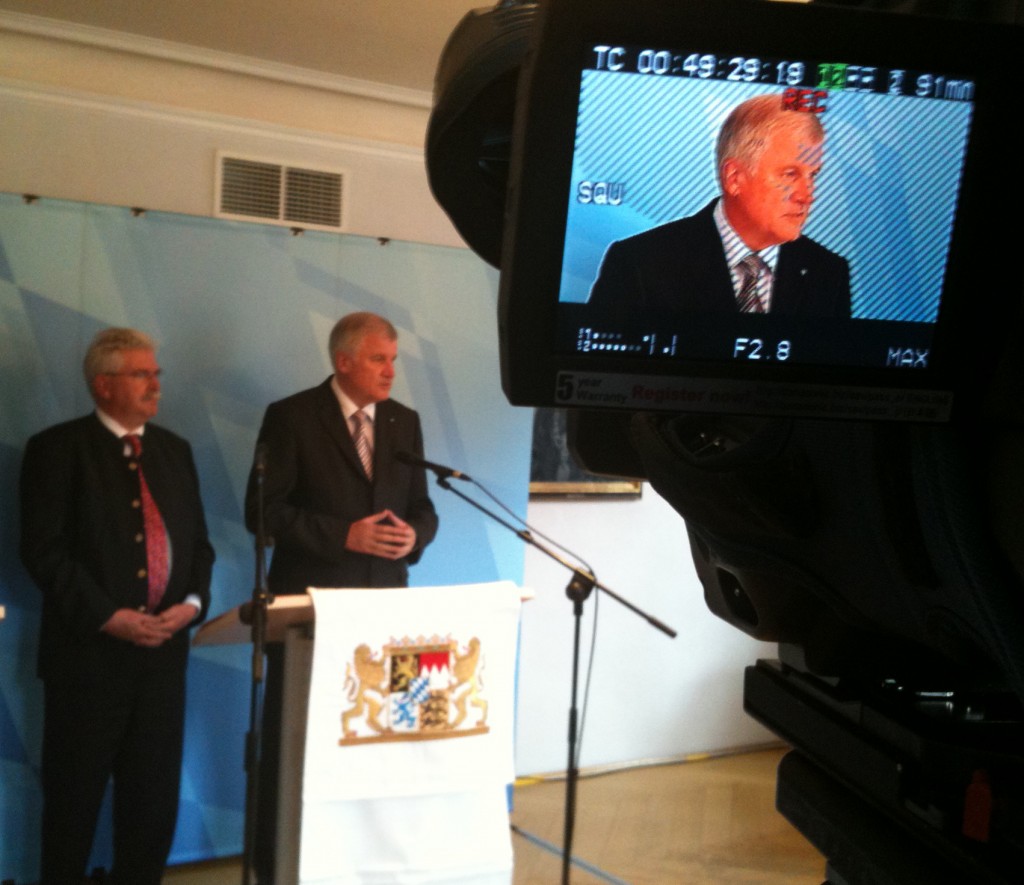 PK Seehofer in Garmisch
